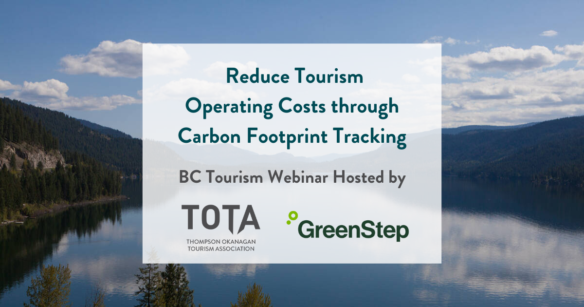 Reduce Tourism Operating Costs through Carbon Footprint Tracking