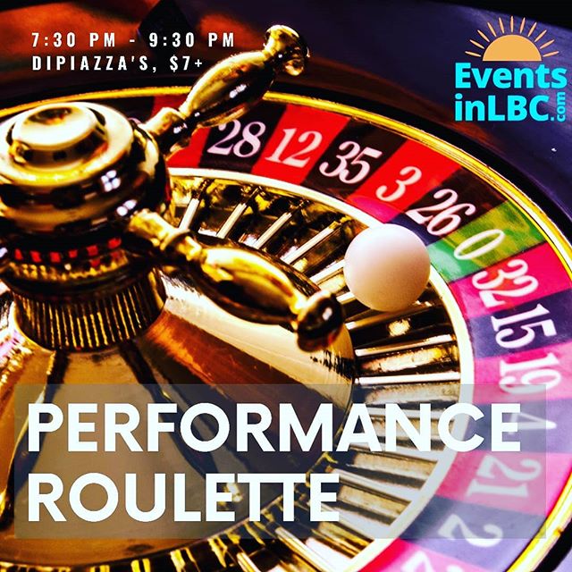 You're in for a night of entertainment at @dipiazzas_bar_lounge tonight with Performance Roulette at 7:30 PM! 🎲 It's a Vegas-style open mic of chance - only seven lucky names will be drawn to perform. Each performer will get 10 mins on stage to brin