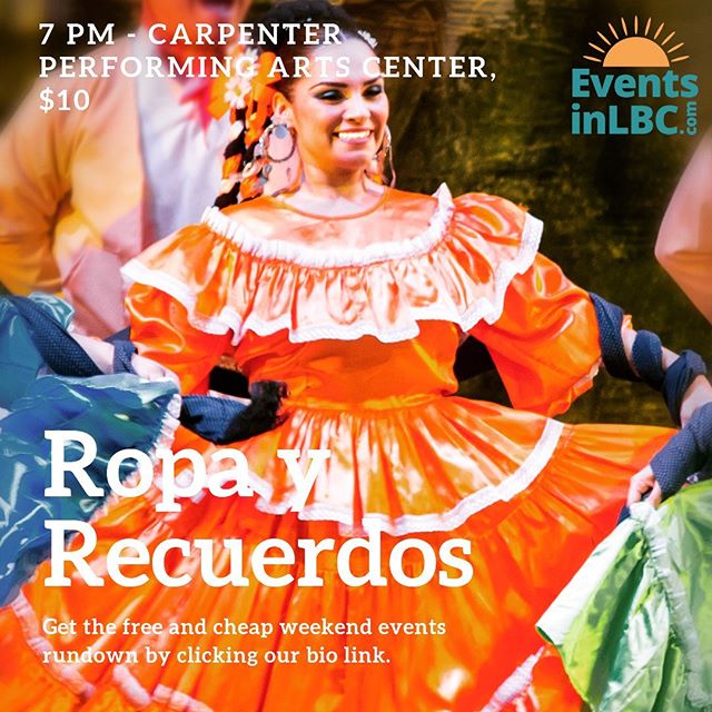 Join @almalatinalongbeach tonight at 7 PM for a traditional Mexican folklorico dance performance, with nearly 100 dancers taking the stage! 💃🏽 The show will tell stories of beloved memories tied to pieces of clothing. Tickets are $10.⁣
⁣
Each regio