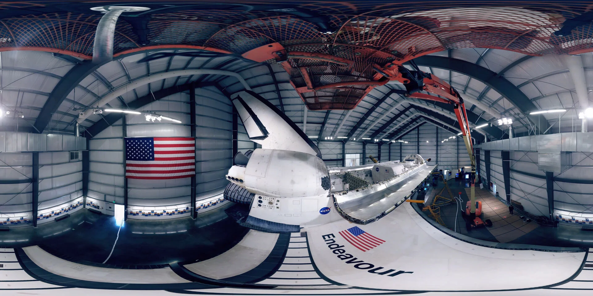  A huge thanks goes to David Knight who came to WEVR with this opportunity and ensured we had the proper access and time to the space shuttle 