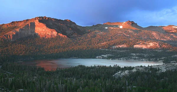 Silver Lake summer sunset