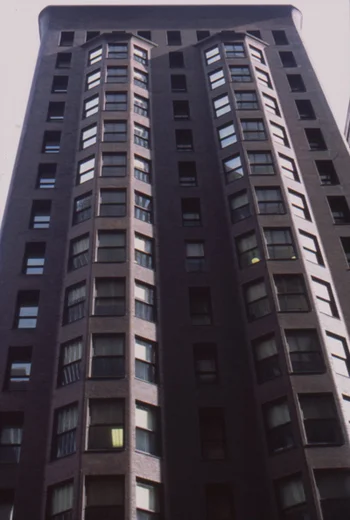 Monadnock Building, by Burnham and Root, 1891, the tallest masonry building in the world.