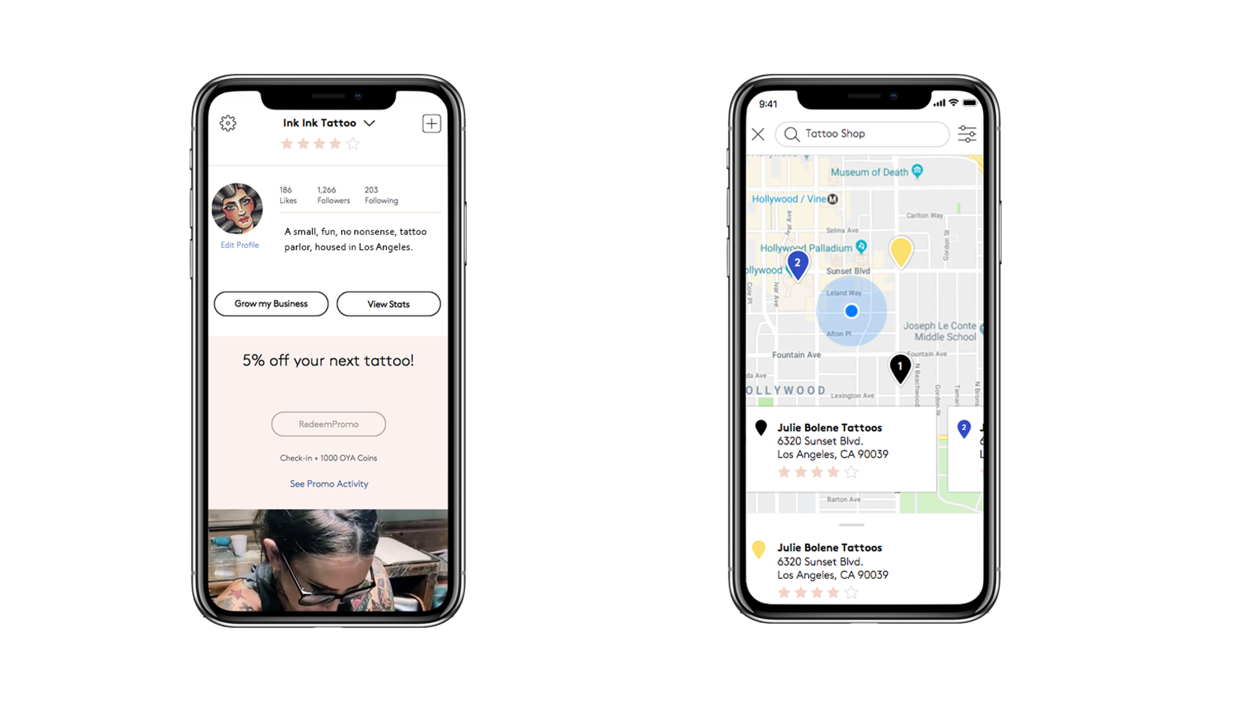 OYA APP two screens.png