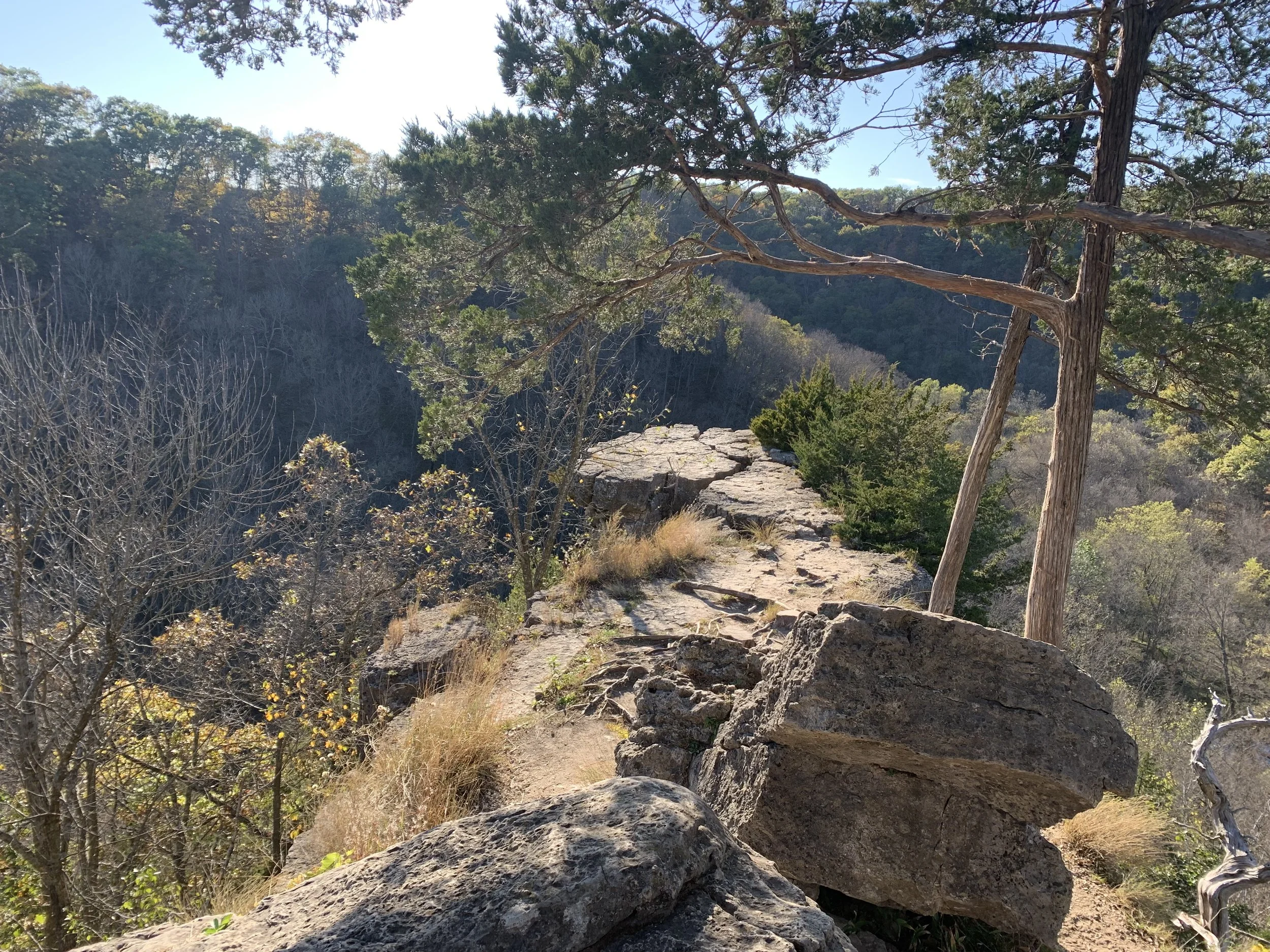 Hiking at Whitewater State Park