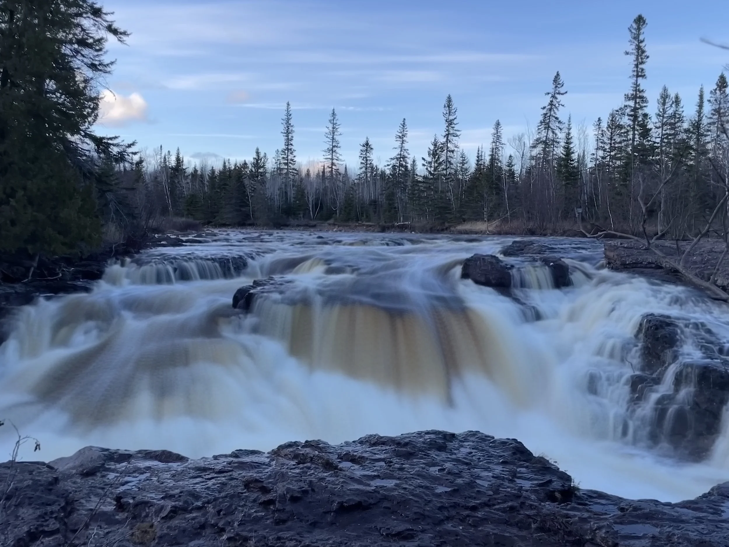 Hiking at Temperance River State Park 