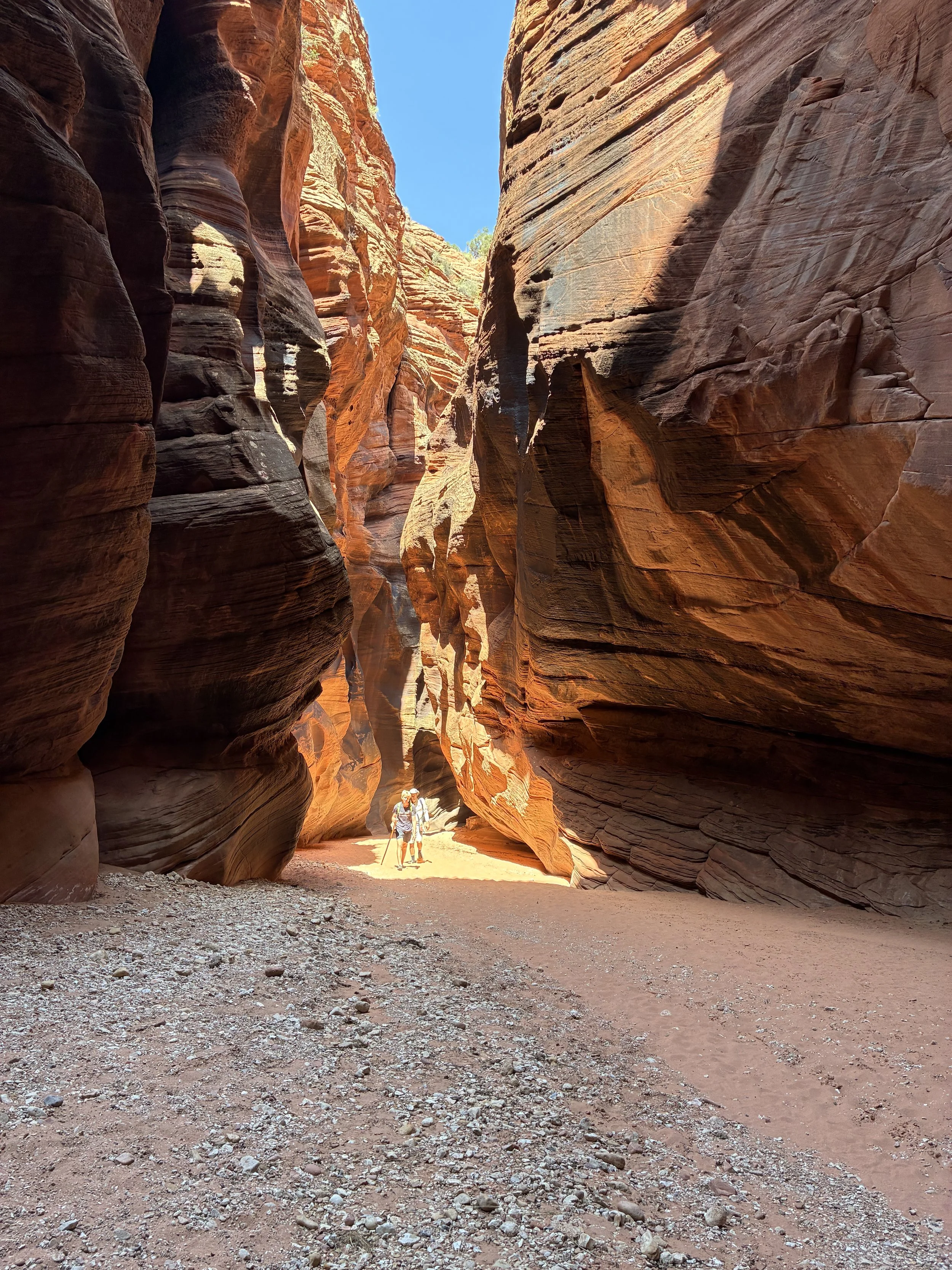 Entering Buckskin Gulch from the Wire Pass Trailhead