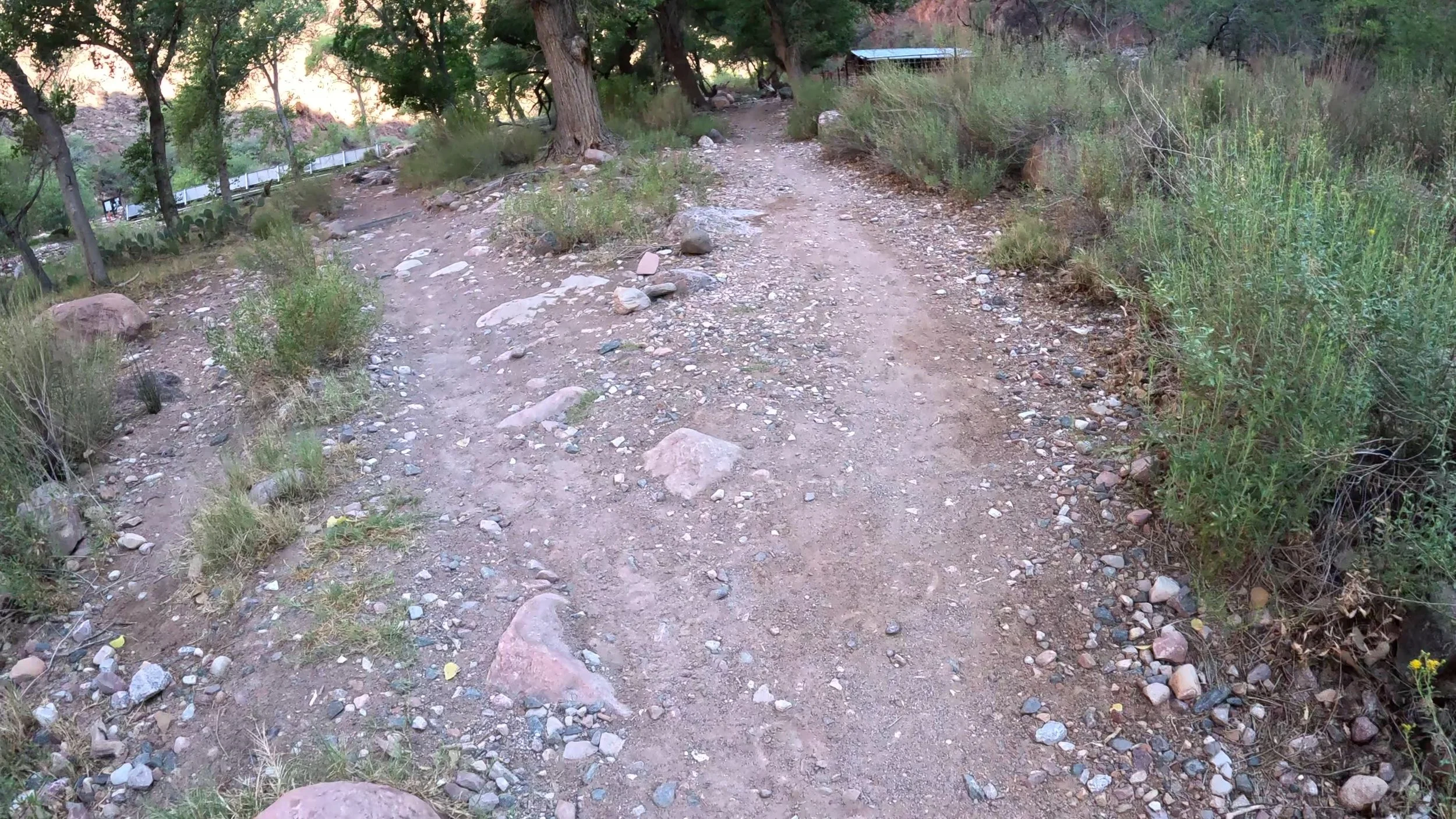 Bridge Between Norther Bright Angel Campground and Phantom Ranch