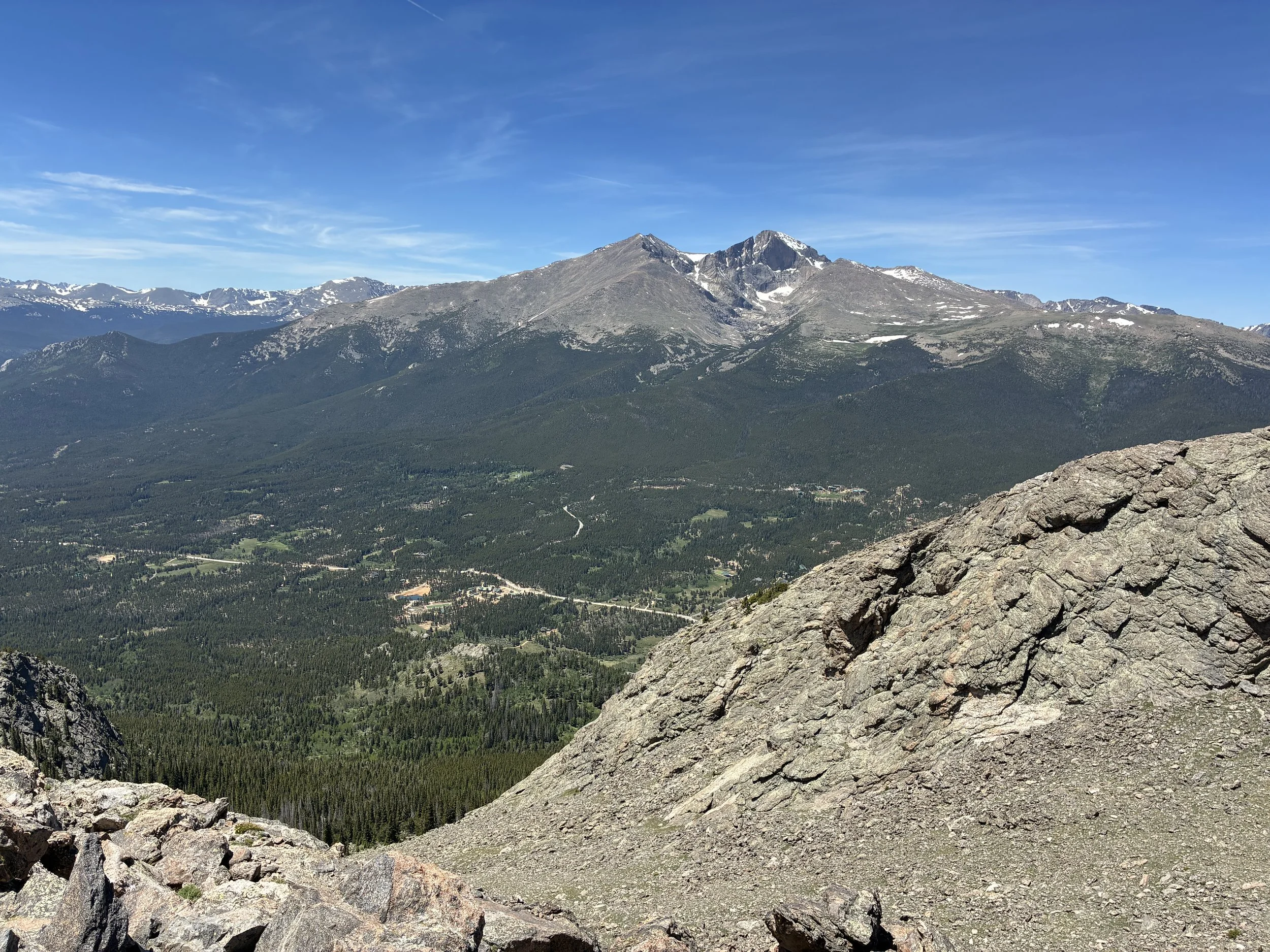 What is the view from Twin Sisters Peak?