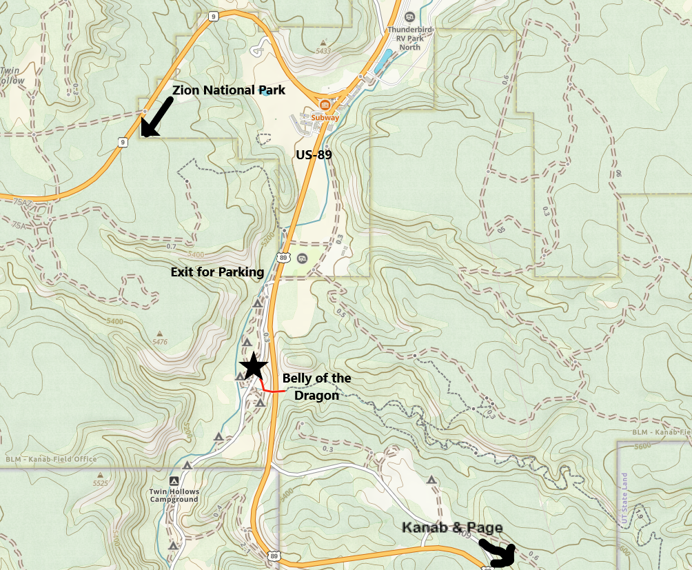 Where is Belly of the Dragon?