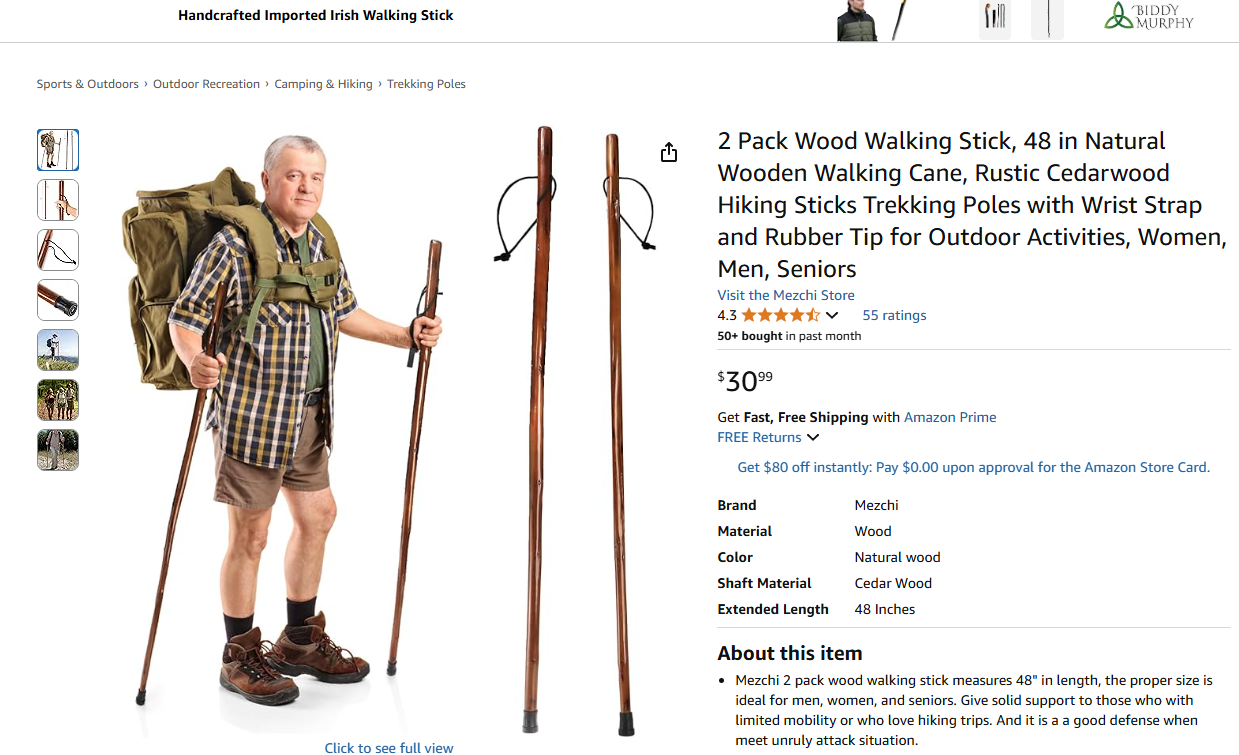 Best hiking poles for the narrows