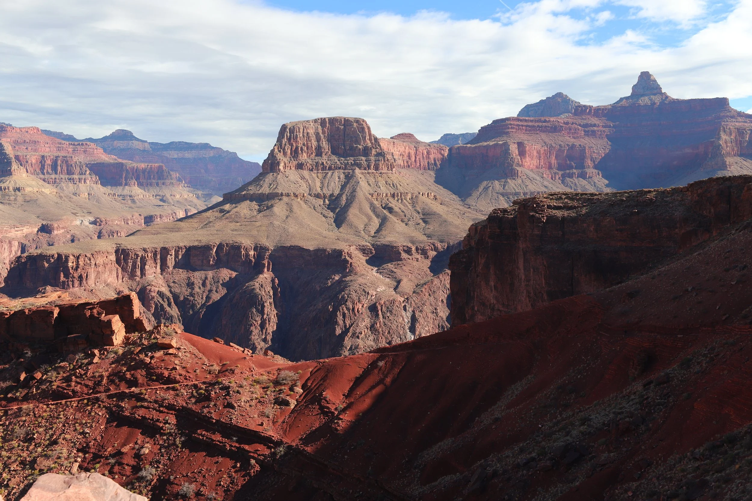 Hiking to the Colorado River on South Kaibab in a day