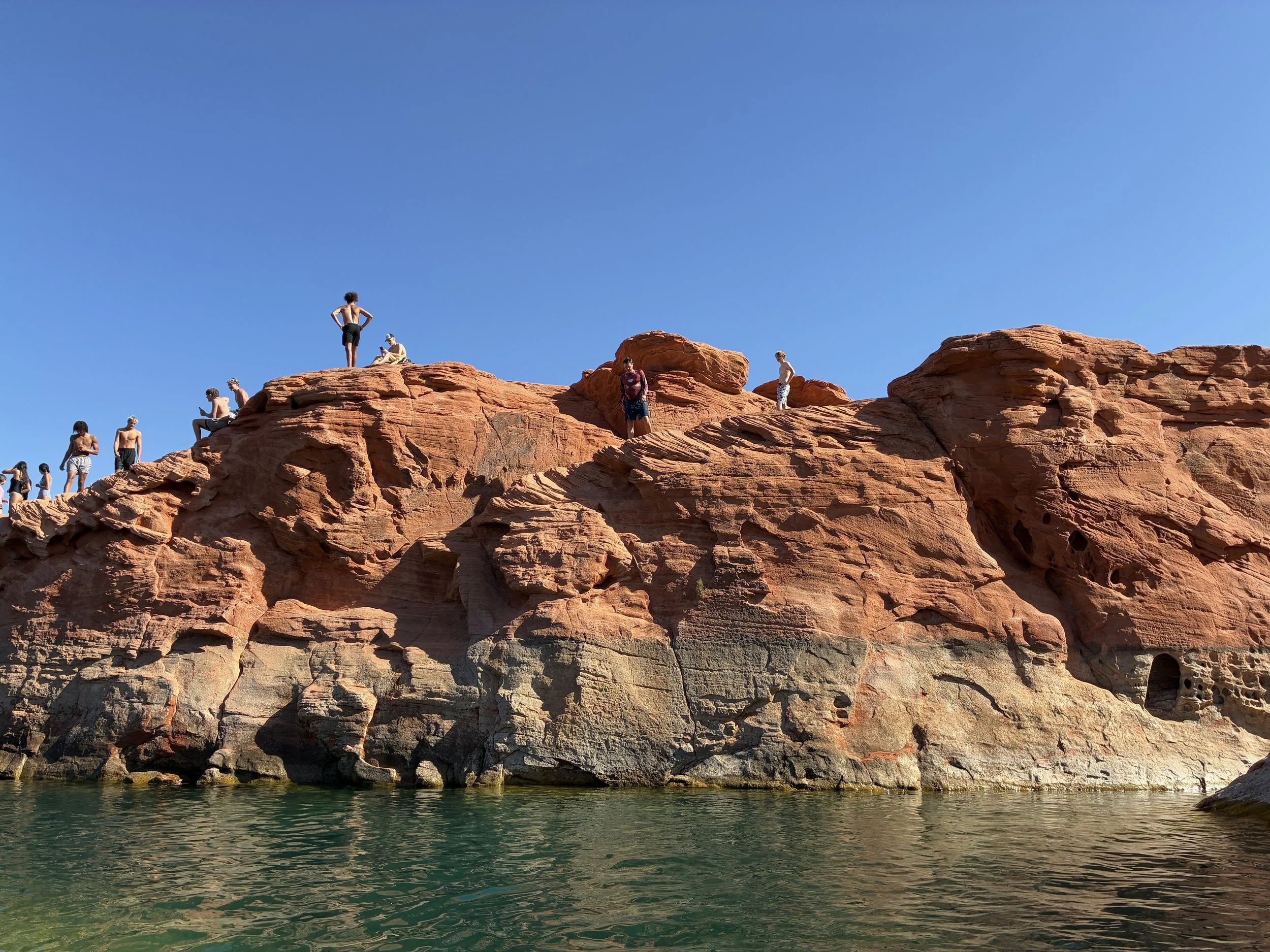 Cliff Jumping at Sand Hollow State Park