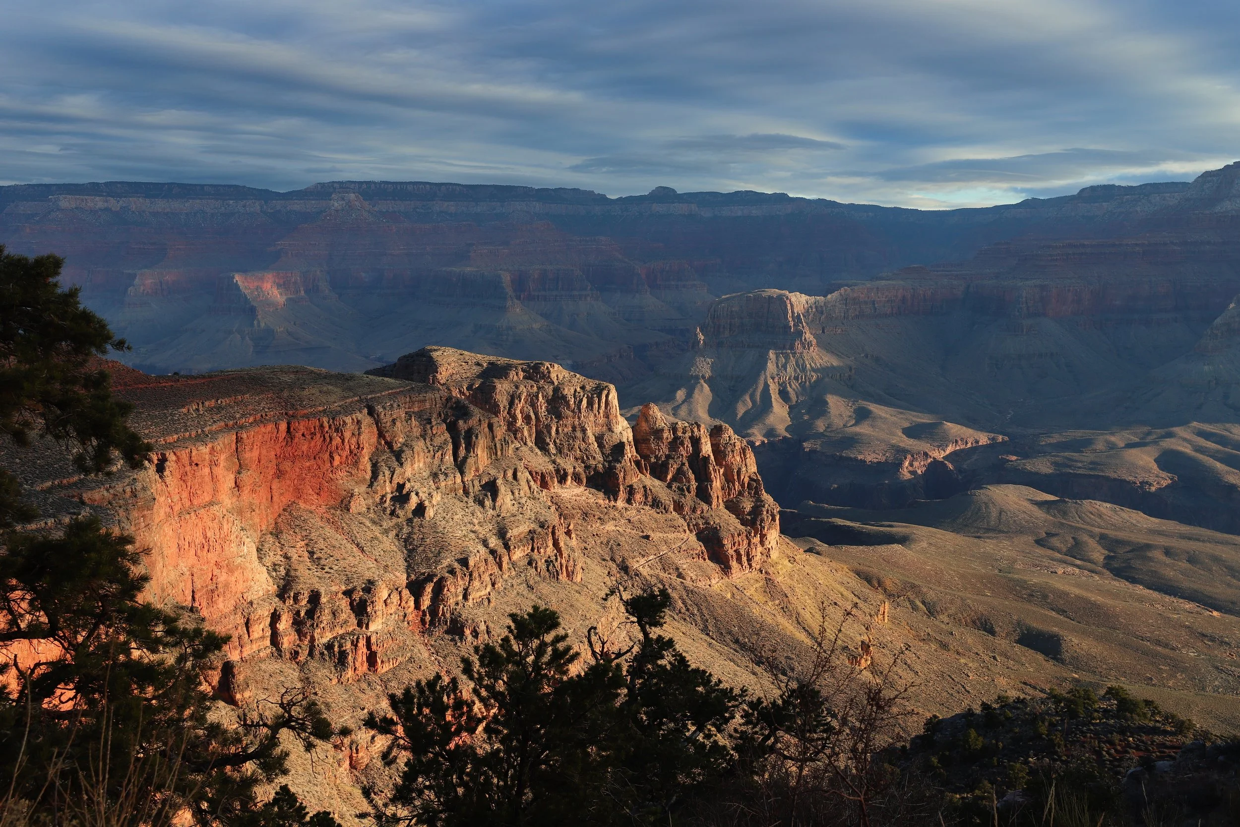 South Kaibab Trail below the rim