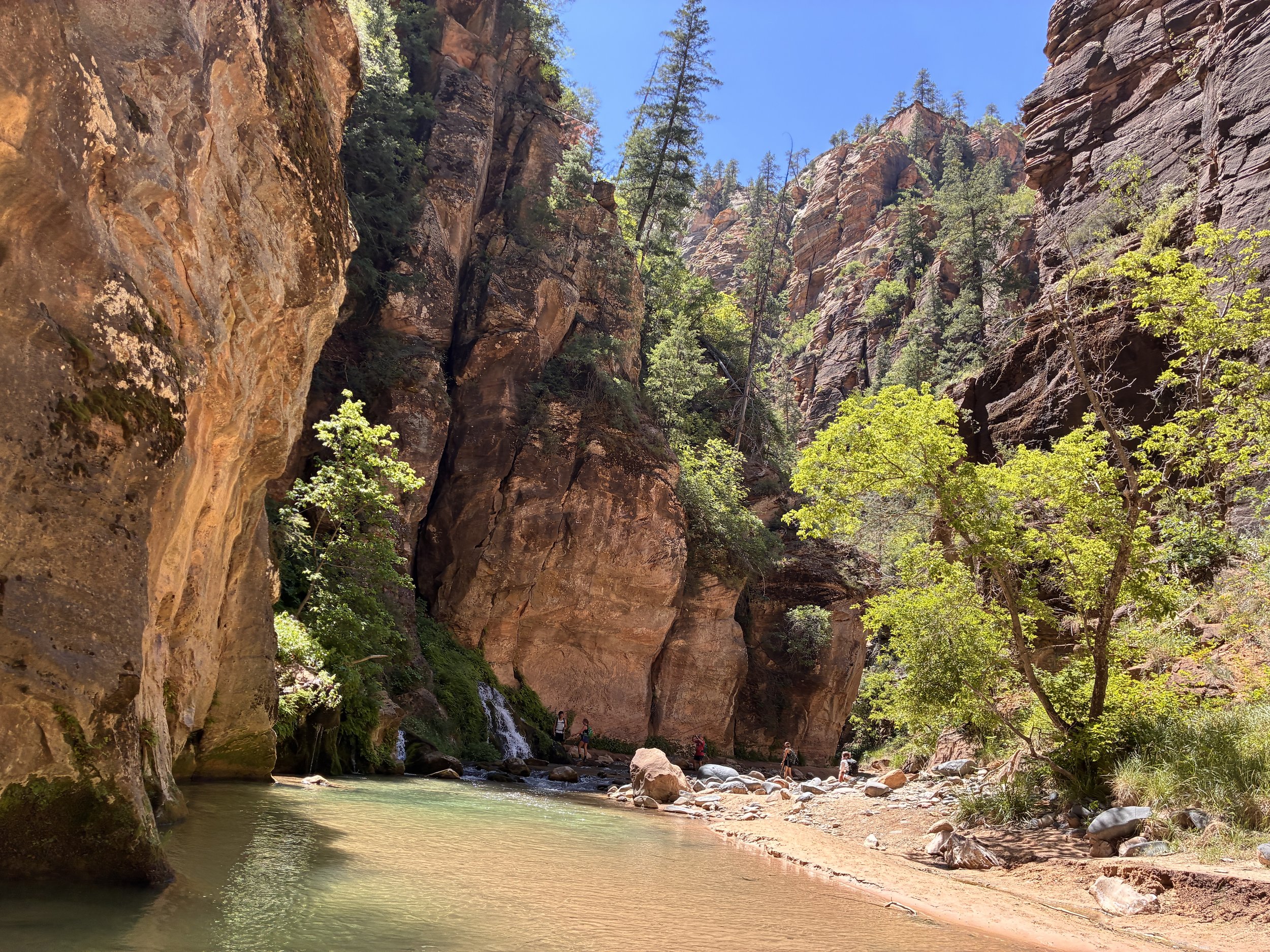 hiking bottom-up to big springs