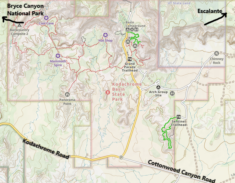 Where is Koadchrome Basin State Park?