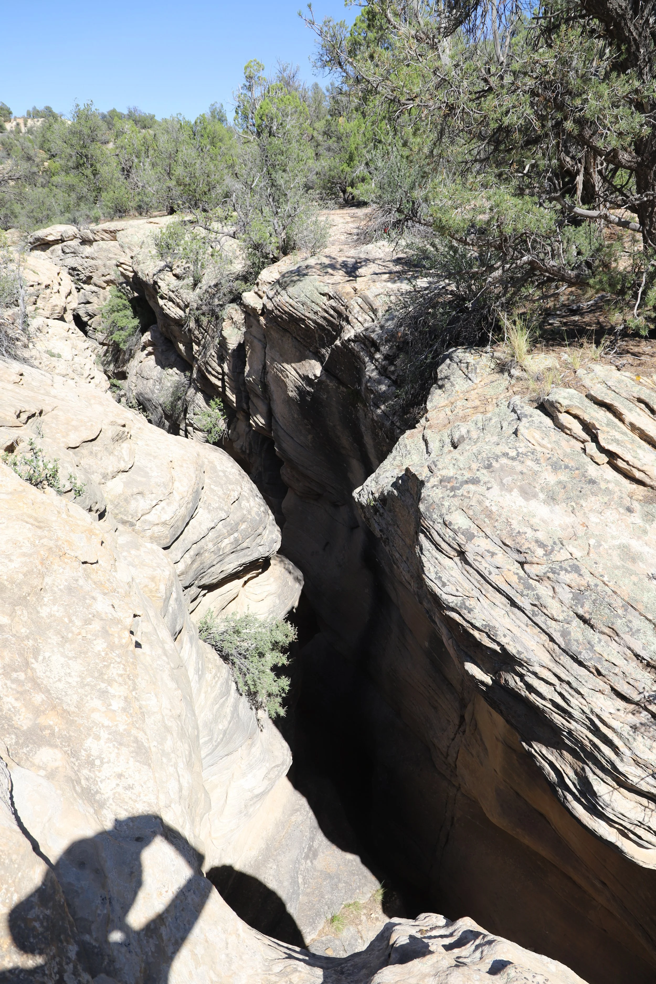 Bull Valley Gorge has steep drop-offs