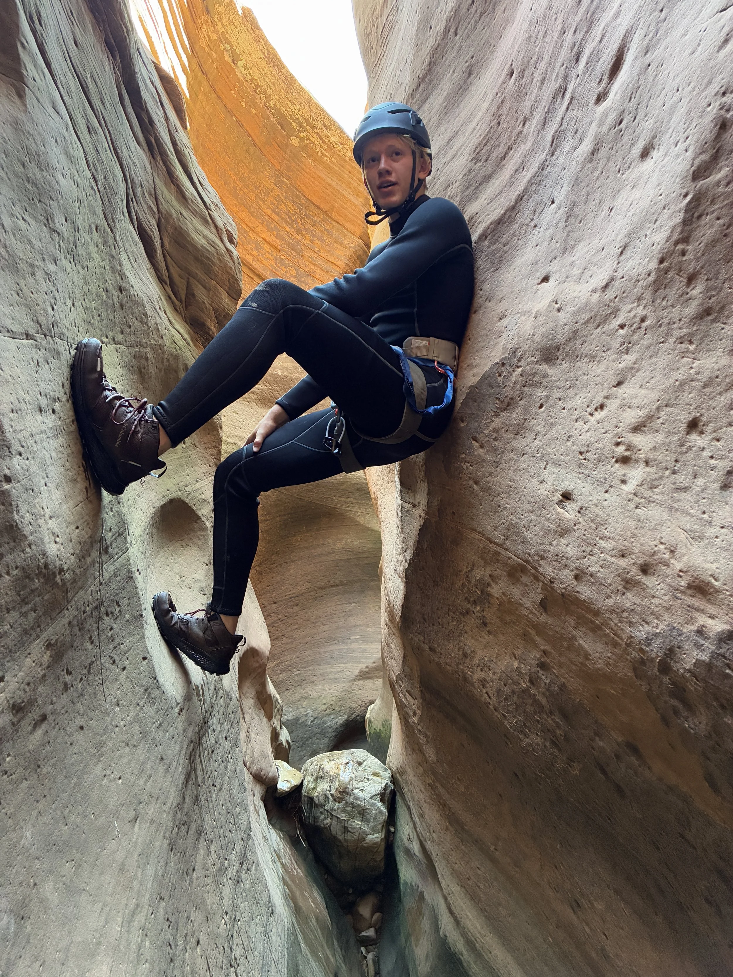 Canyoneering on the east side of Zion