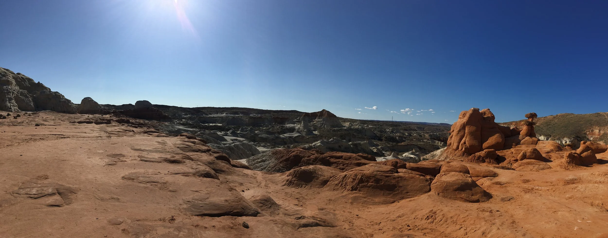 Landscape pictures from Toadstool Hoodoos