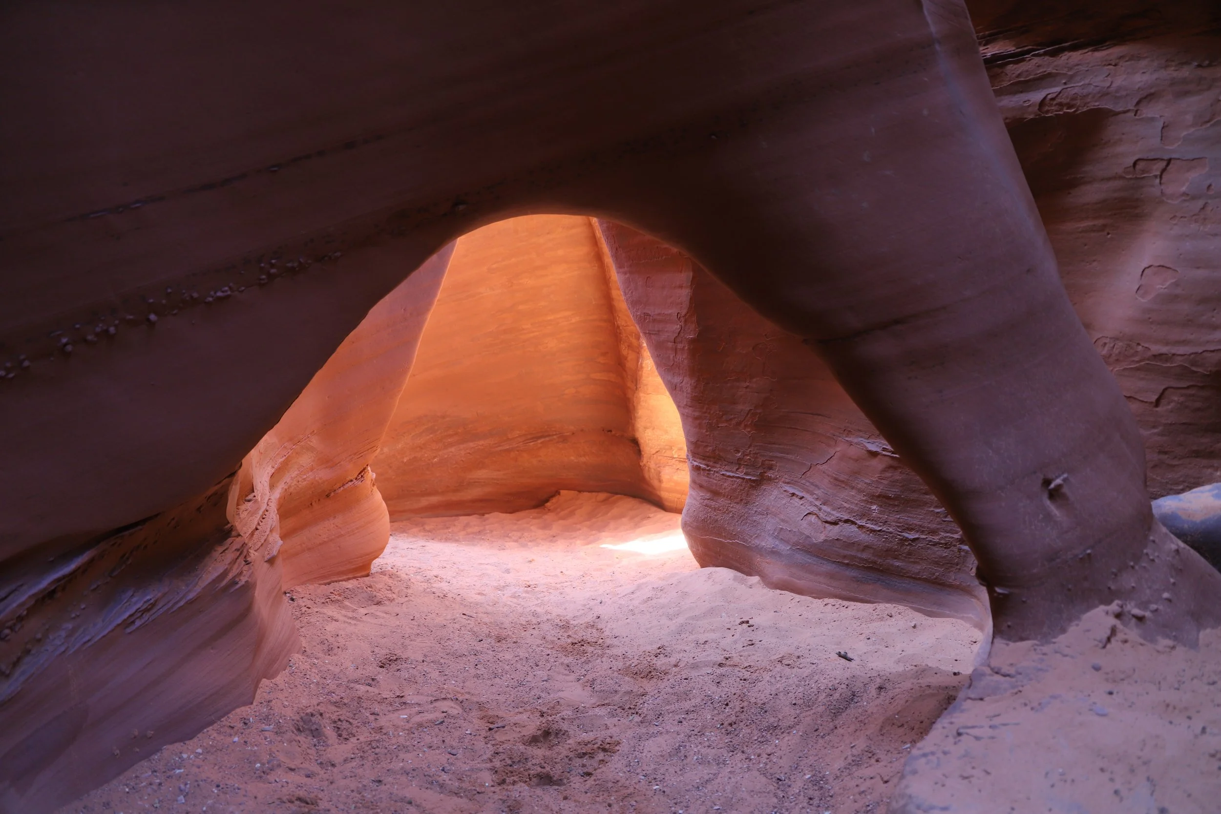 What is the hardest part of the Peekaboo and Spooky Gulch slot canyon trail?