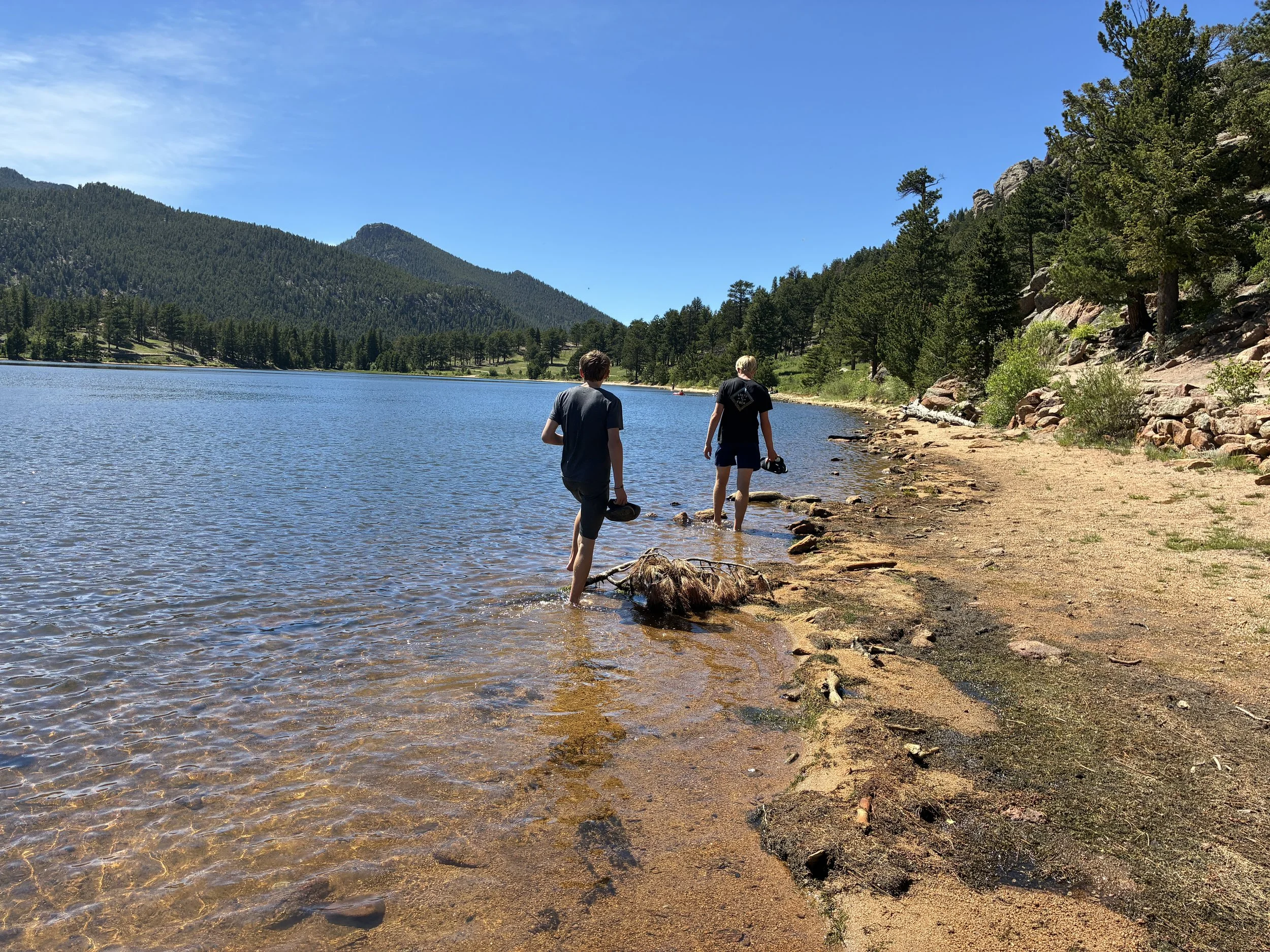 Places to swim in Rocky Mountain National Park