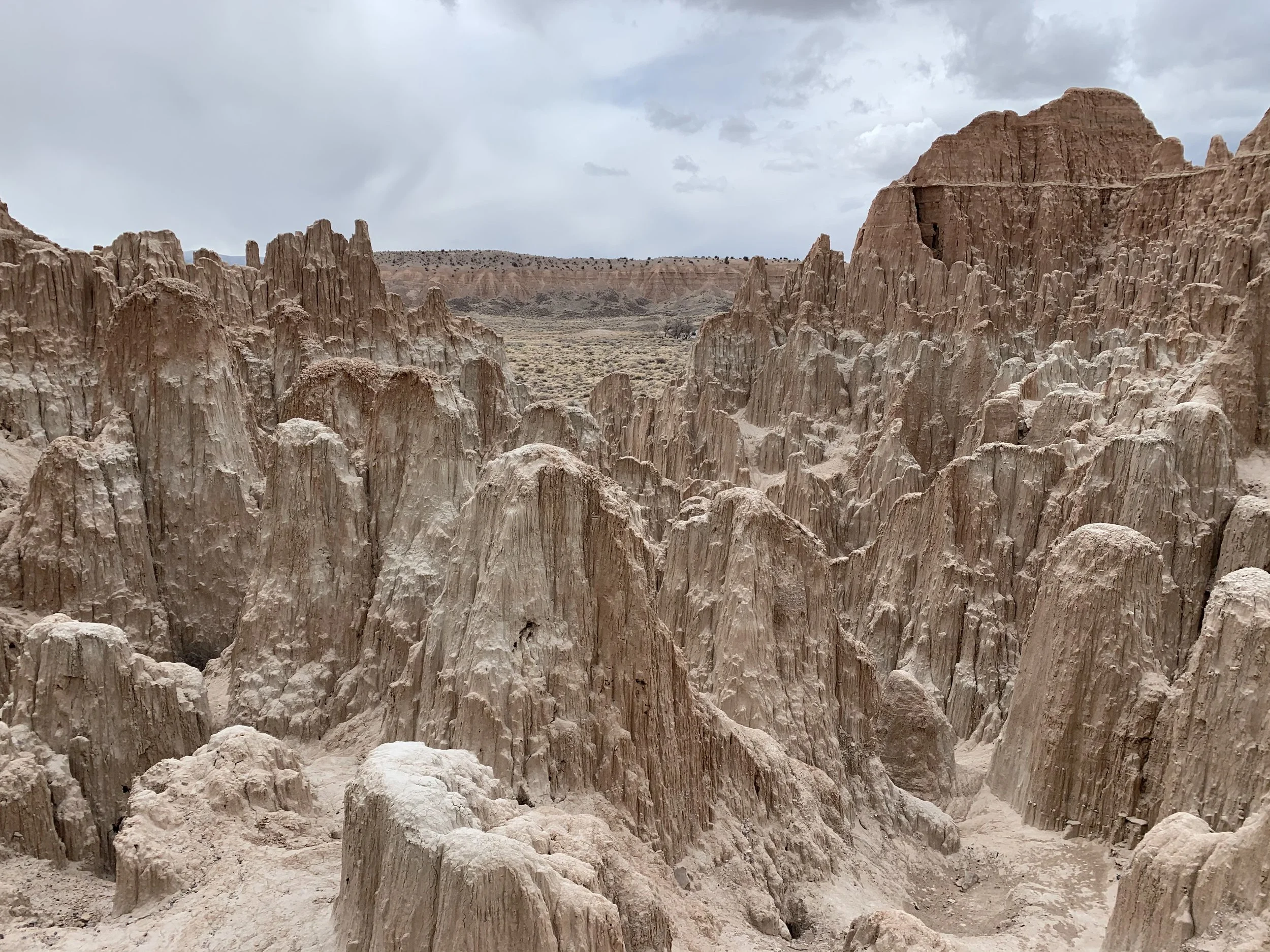 Moon and Canyon Cave Slot Canyons Cathedral Gorge State Park