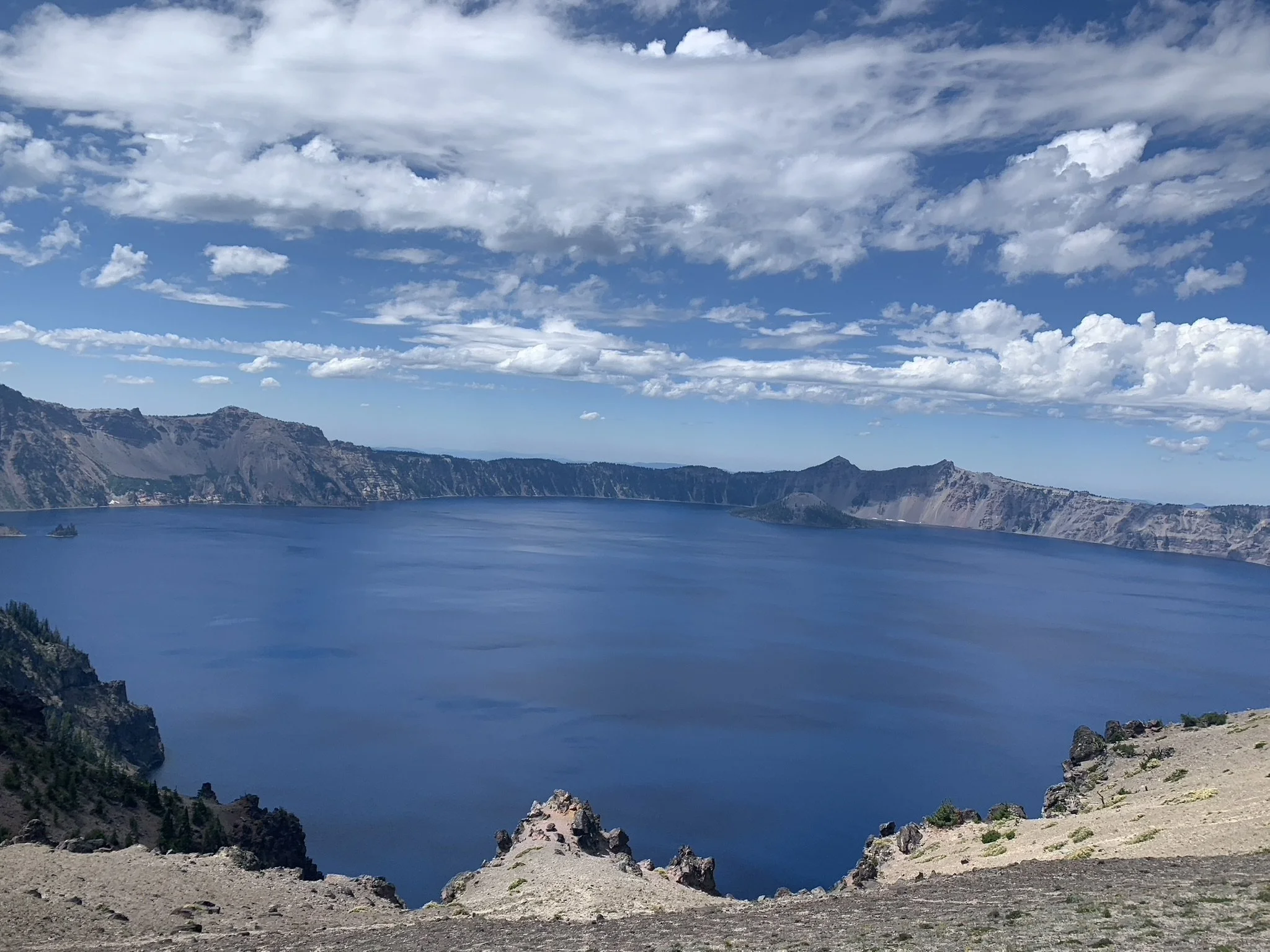 View of Crater Lake from Cloudcap Overlook