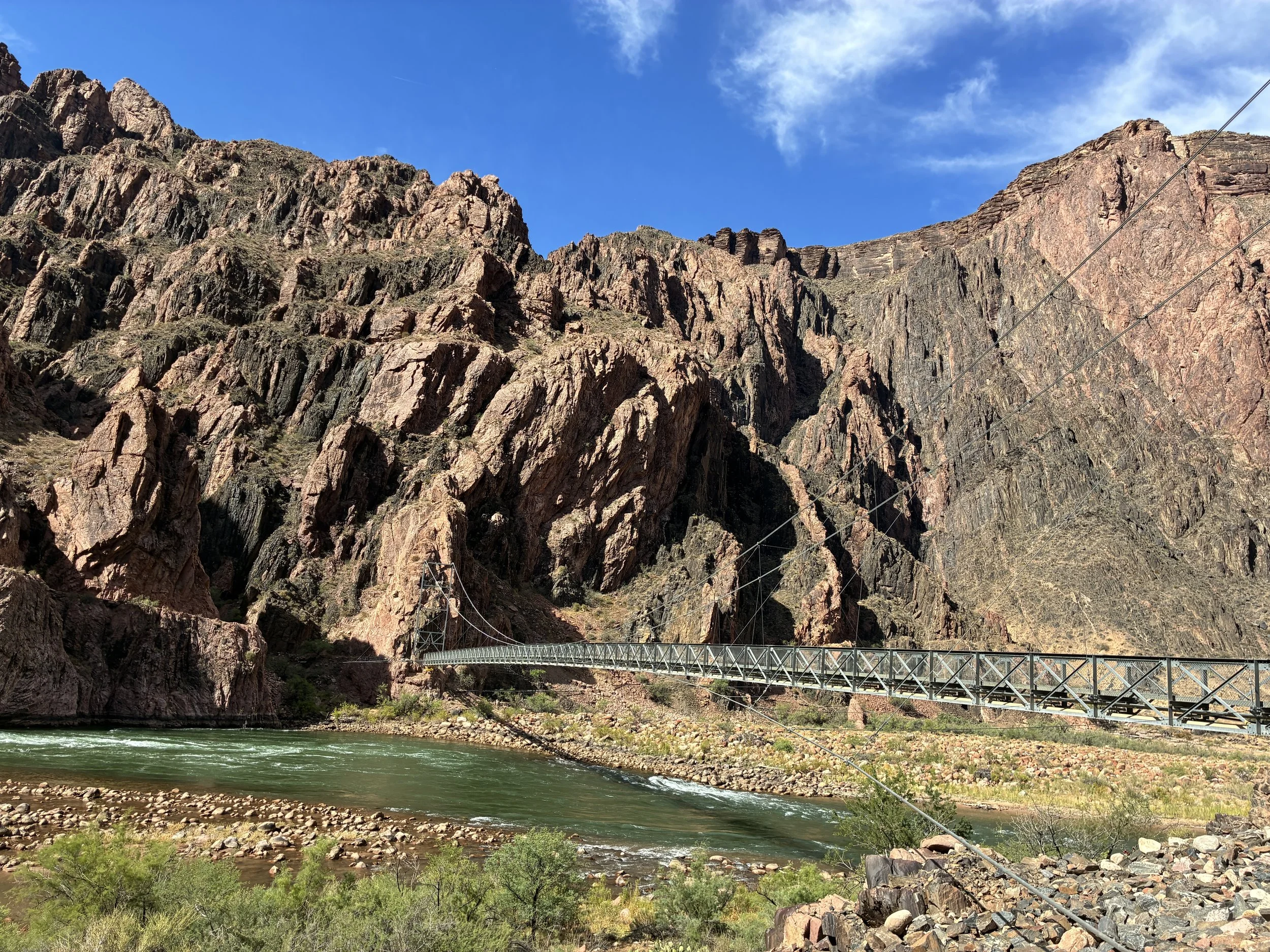Grand Canyon Silver Bridge over Colorado River