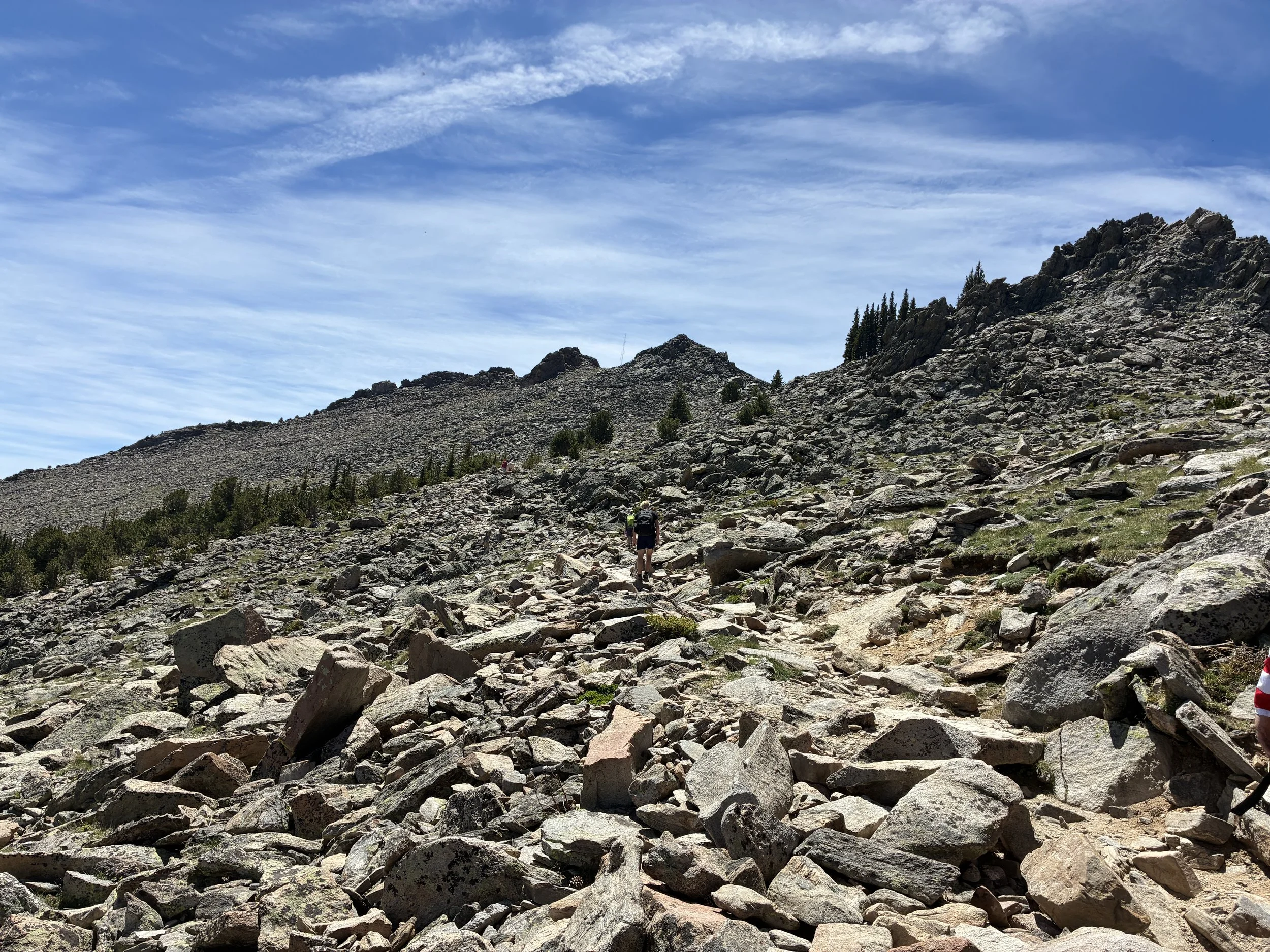 how high in elevation is twin sisters peak?