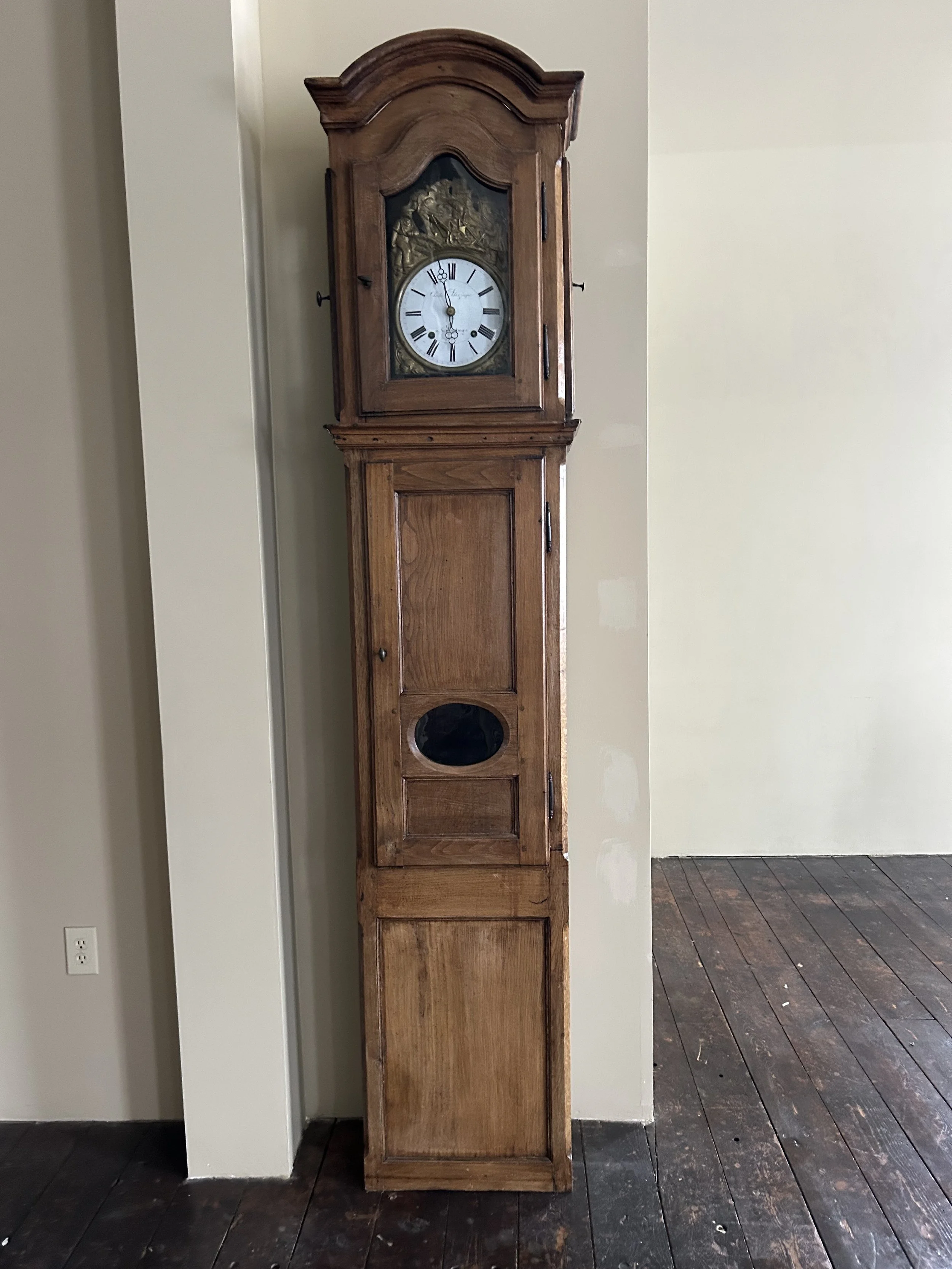 French Provincial Comtoise long case clock