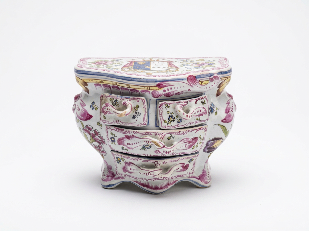 Faience Porcelain Commode