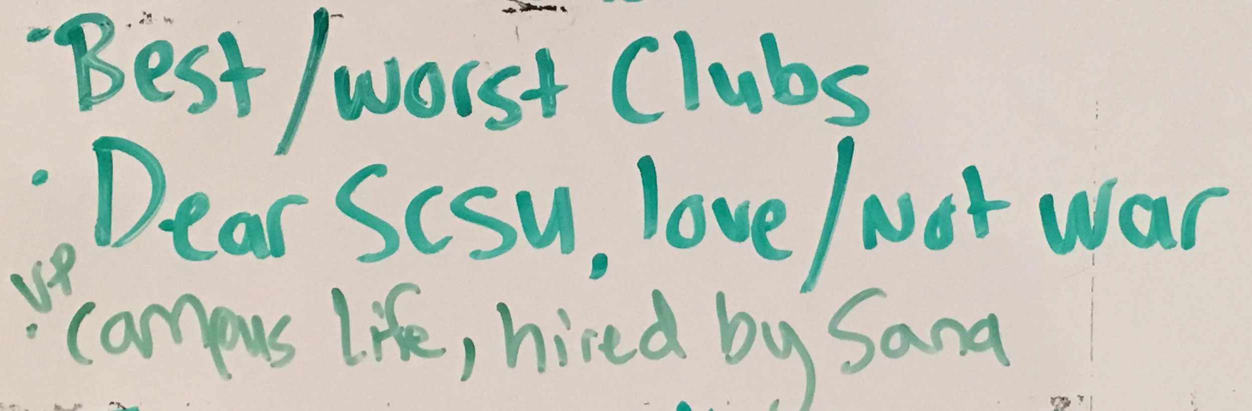 The Master Plan (aka my office whiteboard)
