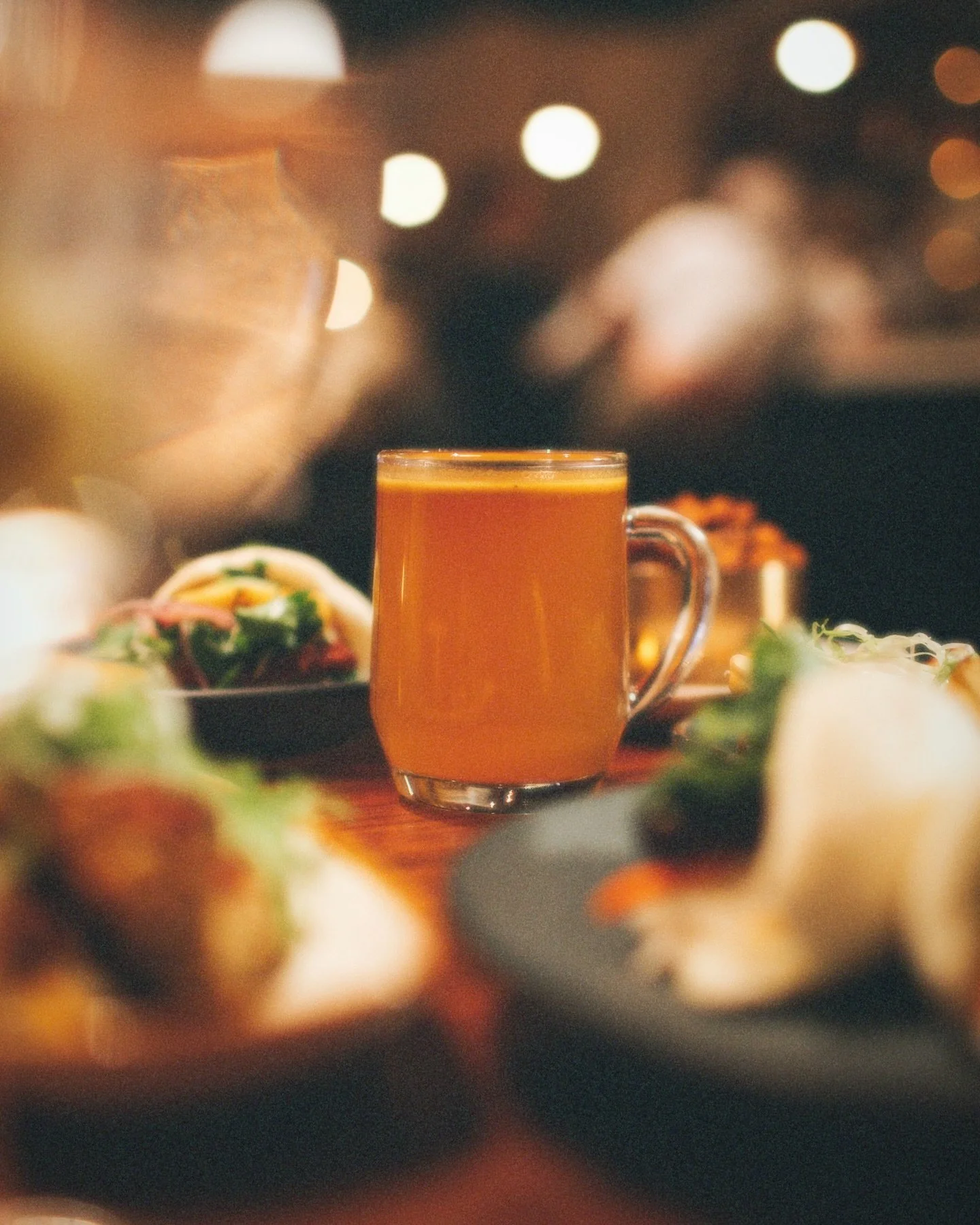 A new hot cocktail on the menu, and some of the powers this cocktail *might* have 👉🍵

&mdash;HOT BLOODED&mdash;

@lairdandcompany&rsquo;s apple brandy, @donqrum, @massenez_au peach, black tea, turmeric butter (HOT) &mdash; MUG