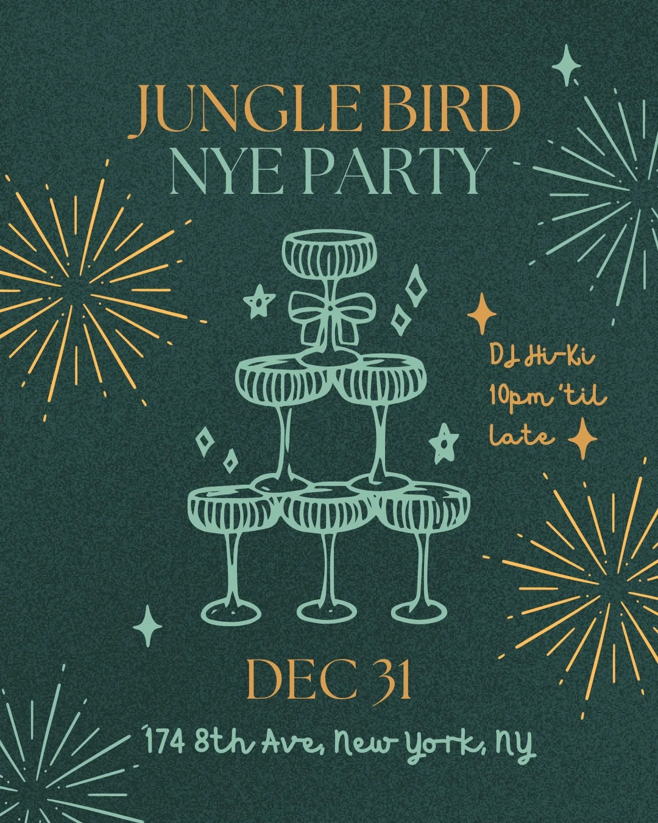 Ring in the New Year with a DJ from 10pm &rsquo;til late, cocktails flowing, and absolutely no plans to be anywhere else 🥂🪩