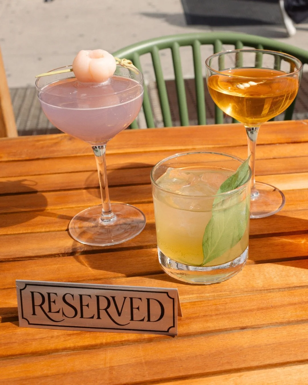 spring cocktails, reserved just for you (: