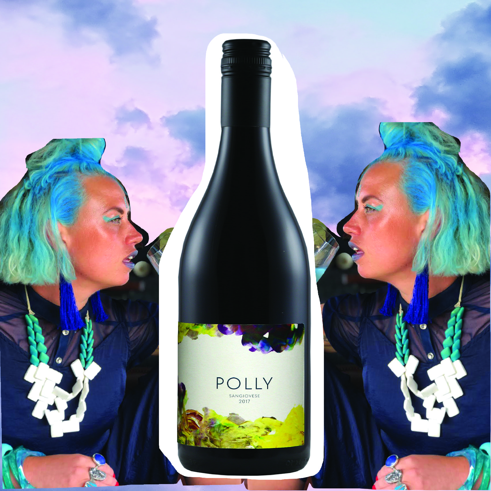 From Sundays Polly Sangiovese. 