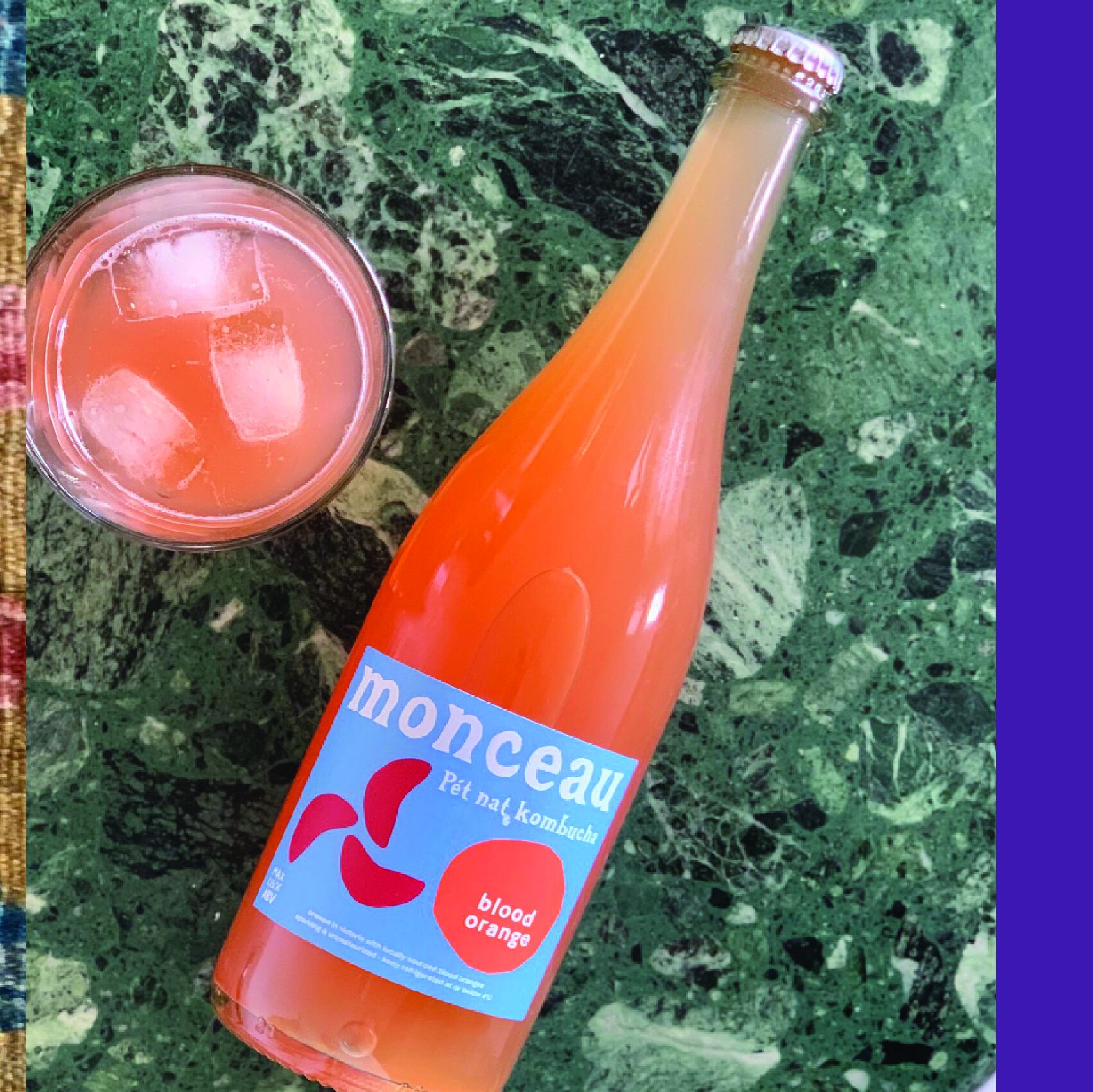 Monceau Pét Nat Blood Orange Kombucha 