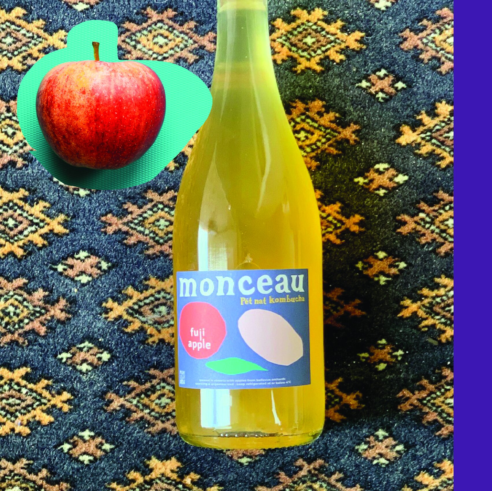 Monceau Pèt Nat Fuji Apple Kombucha