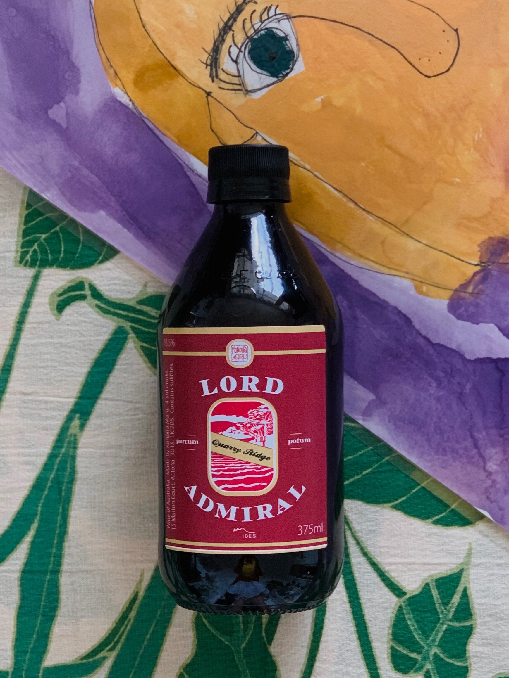 Konpira Maru Lord Admiral Dry Red Stubby (375ml) 2 pack