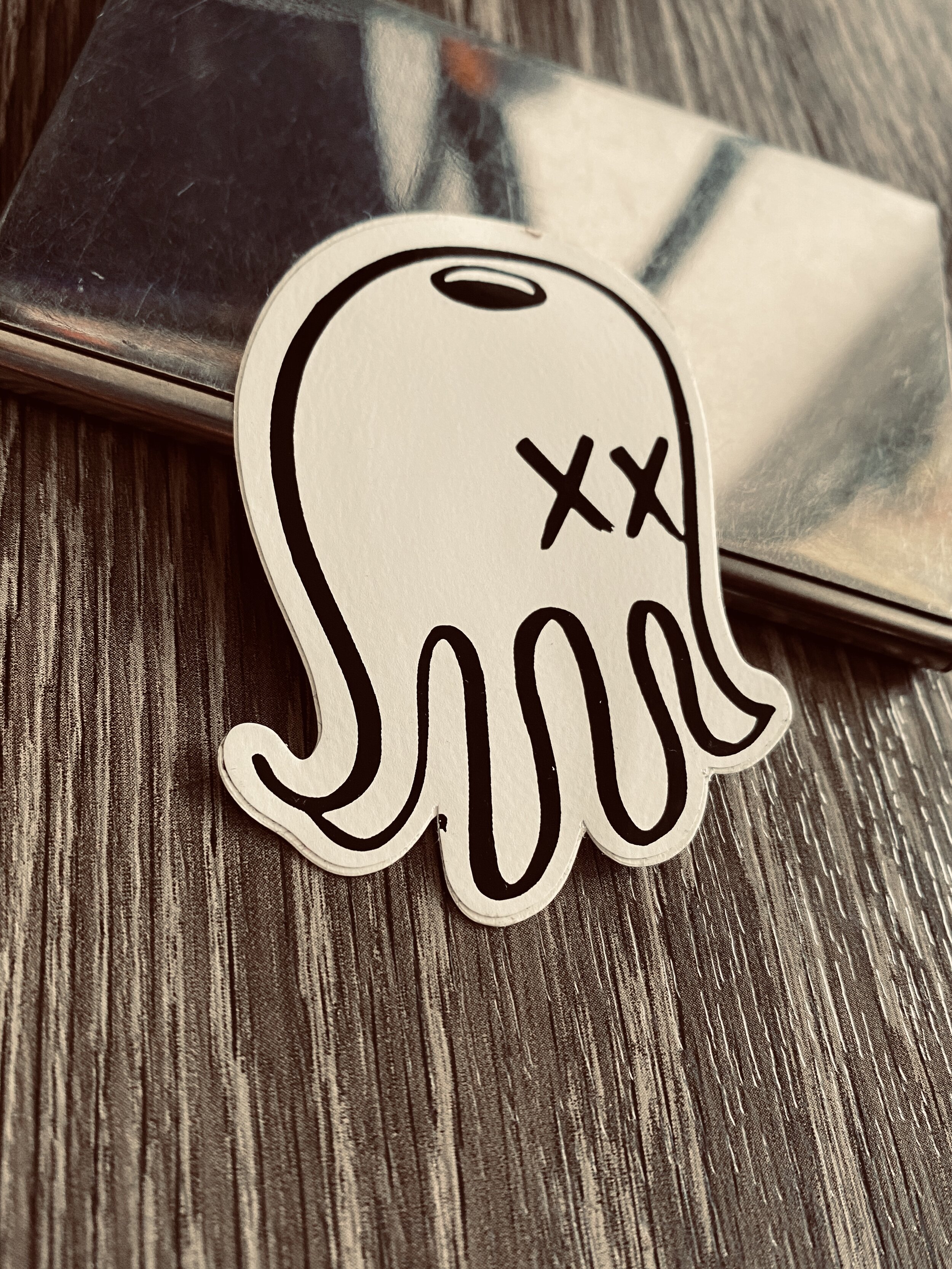 Wes Ghoast the Ghost-ghost “XX” 2.5 inch Sticker