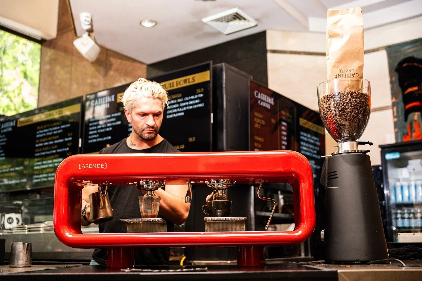 Curious about the coffee machine that's got everyone talking? Come by Caffeine Cartel and see it in action for yourself!

We promise, it's an experience you won't want to miss 🤩

32 Martin Place, Sydney
