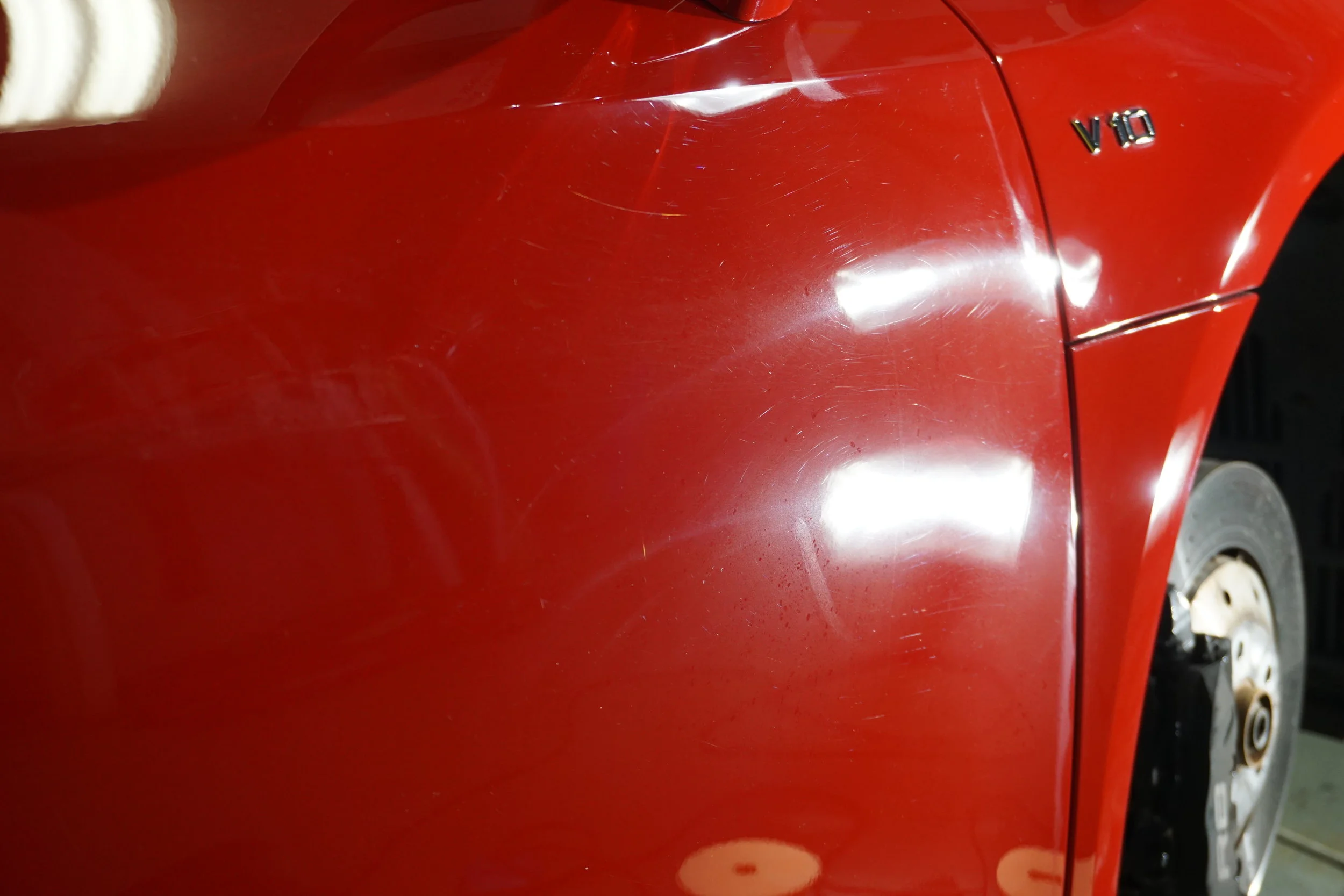 Audi R8 - before paint correction shot