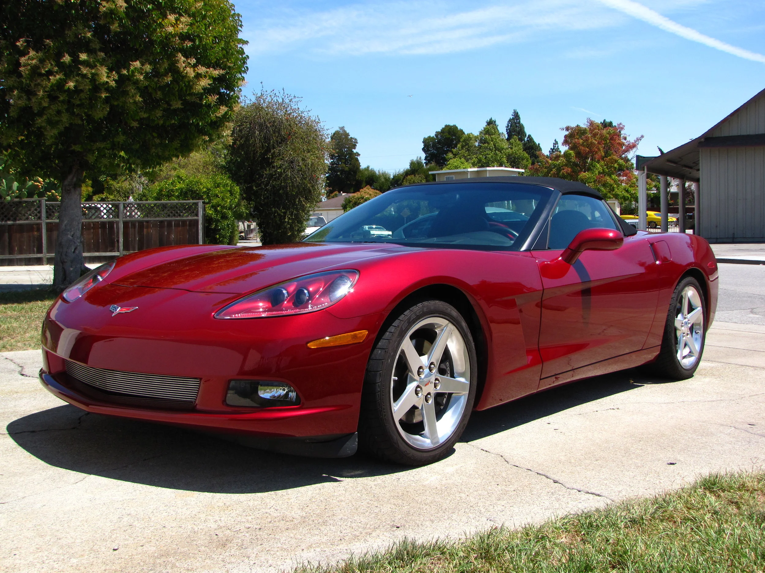 Chevy Corvette - Hood Paint Correction and Opti Gloss Coat package