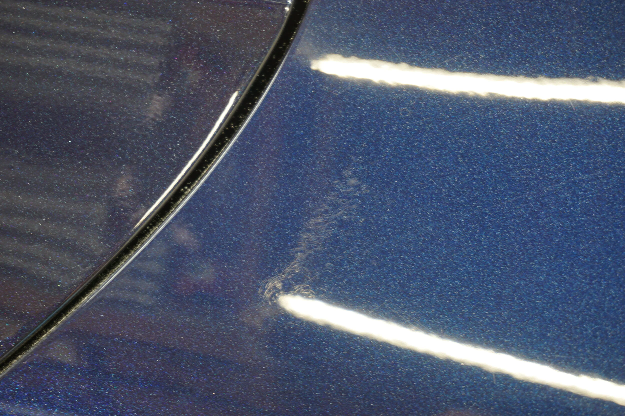 Several areas had these buffer trails. This is on the left hip