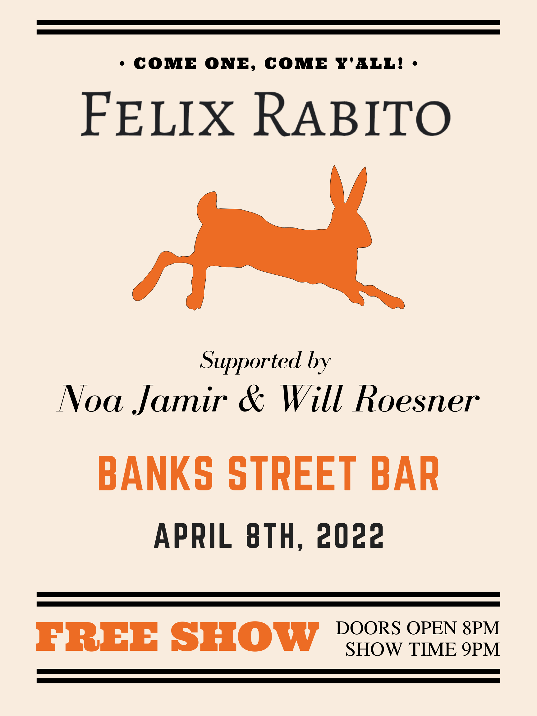 Banks Street Bar with Noa Jamir &amp; Will Roesner