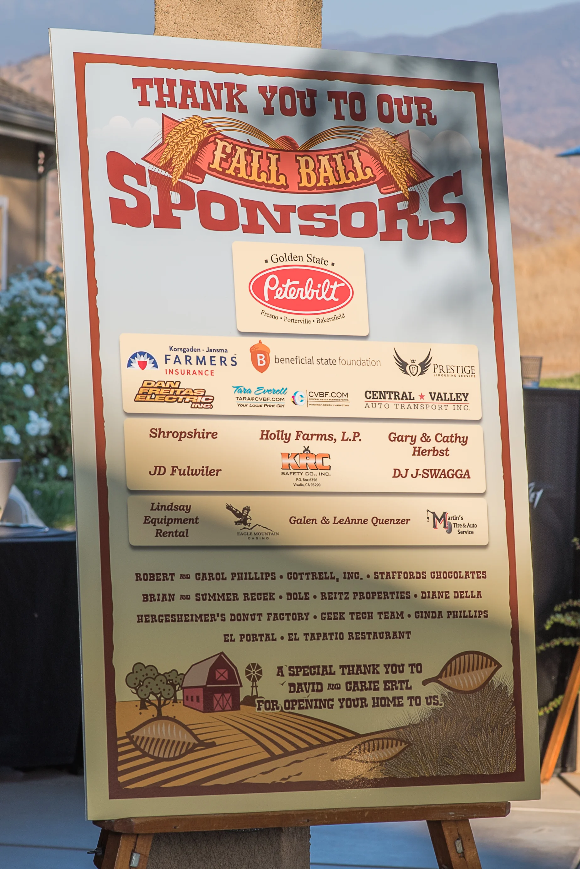 Strathmore Fall Ball Sponsorships