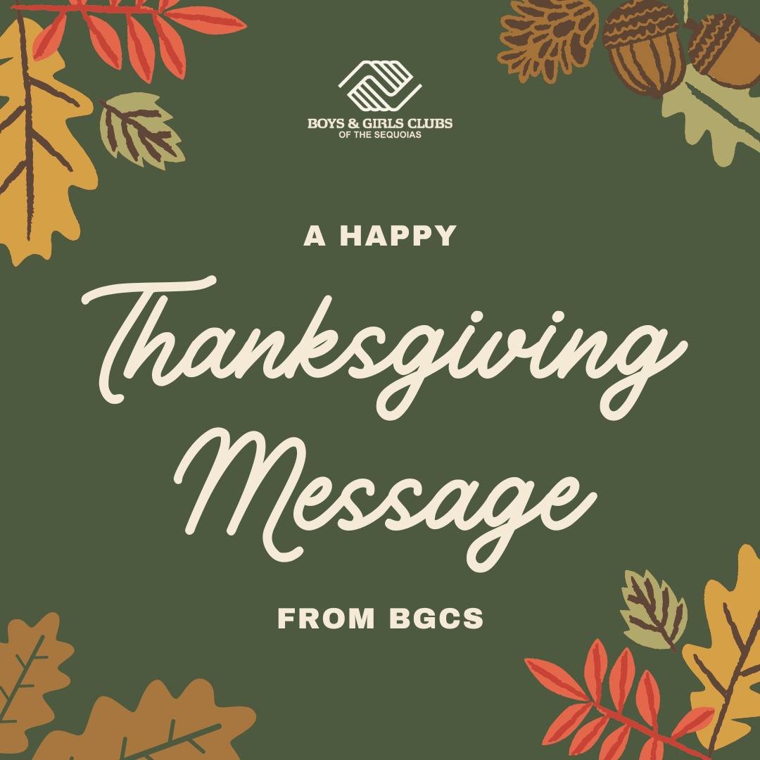 Happy Thanksgiving from BGCS 🧡 #Thanksgiving #GreatFuturesStartHere #BGCS #Thankful