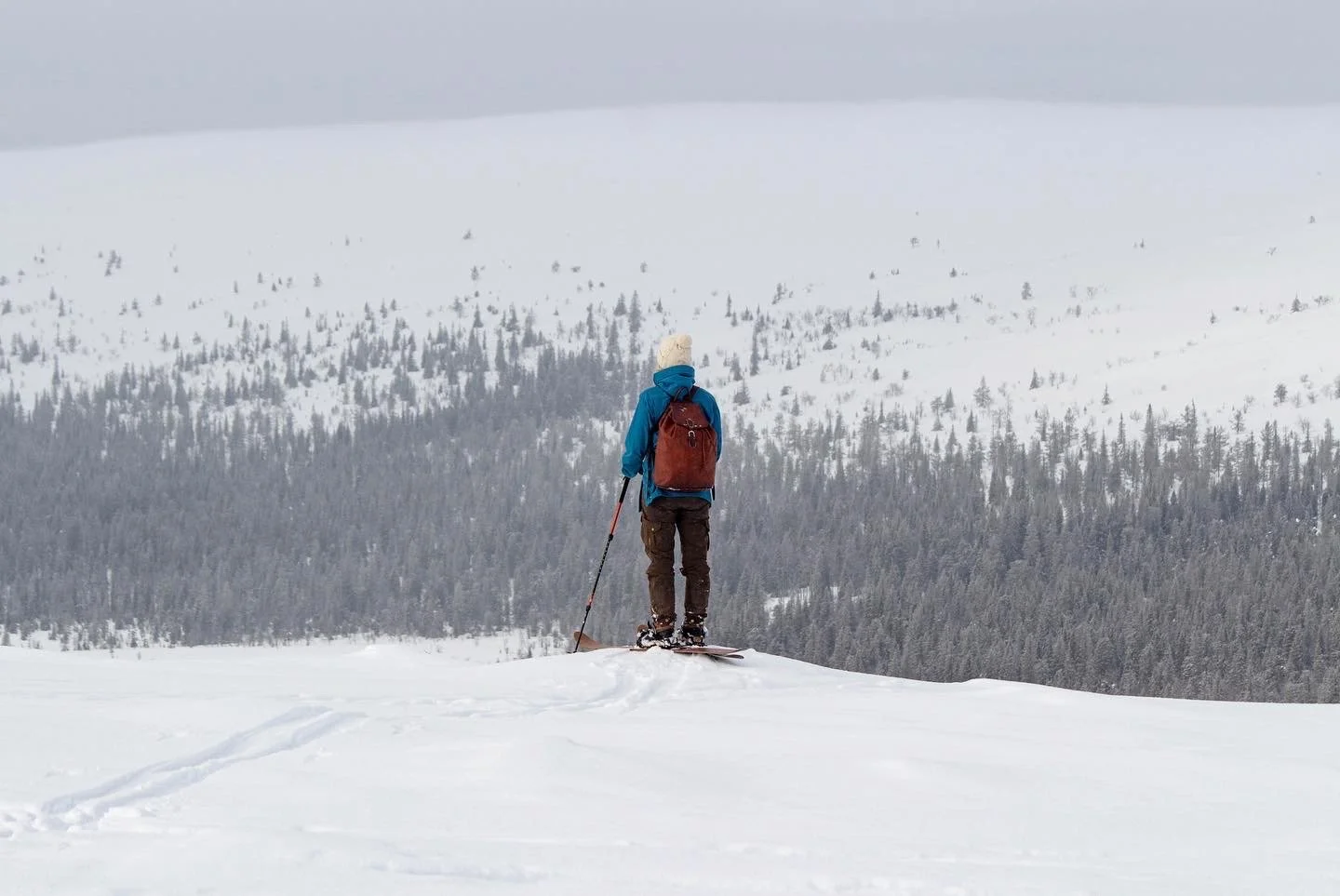 Mimmien hiihtoretki Aakenukselle