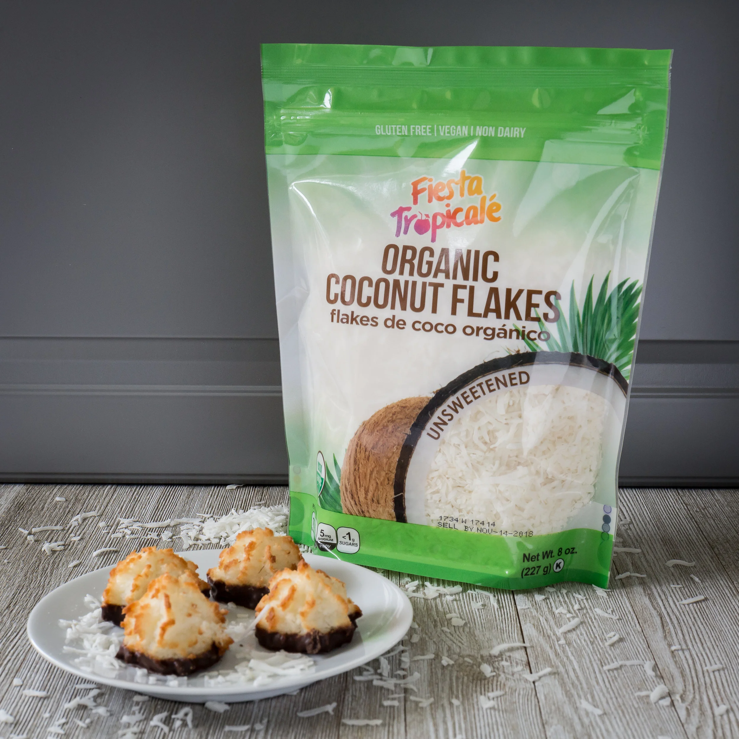 Fiesta Tropicale Organic Unsweetened Coconut Flakes