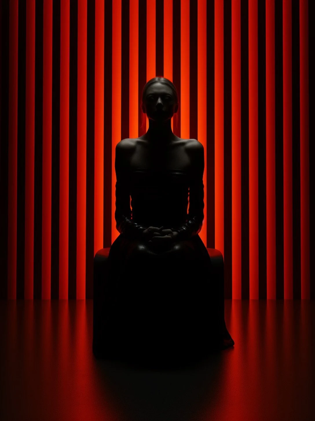 Silence speaks louder than words. // Lost in the red.
#CinematicPhotography #DarkAesthetic #RedAndBlack #SilhouetteArt #MoodPhotography