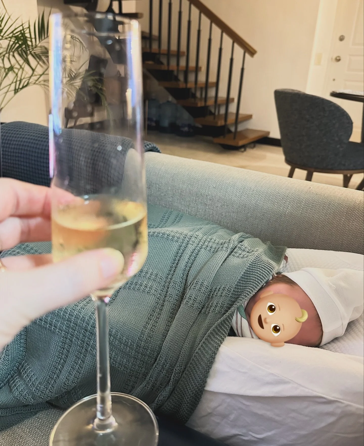 Cheers to the best thing we have ever made 👶🏼